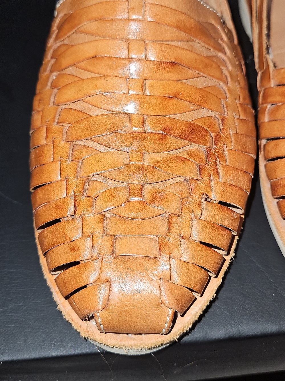 RedHawk brand huaraches Leather Woven Women’s Slip-On Loafers Size 9 - Picture 13 of 13